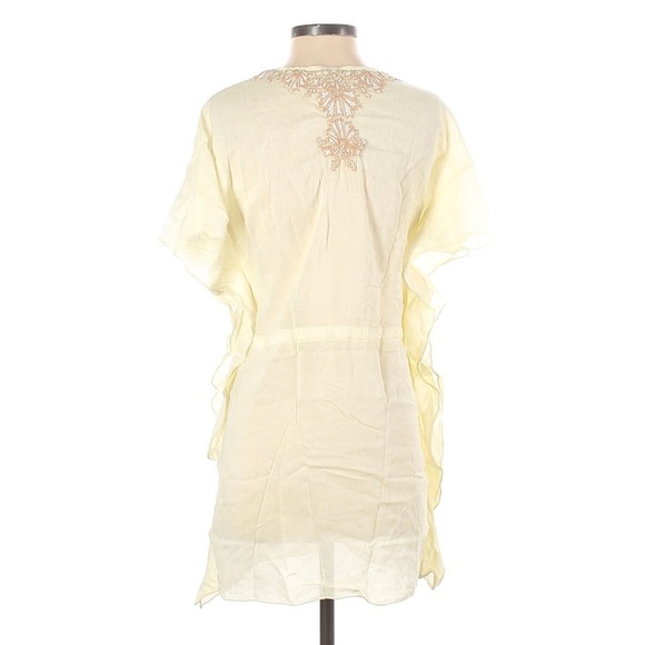 Free People Flutter Sleeve Embroidered Cinch Waist Sheath Dress🤍🤍🤍 - Picture 2 of 9